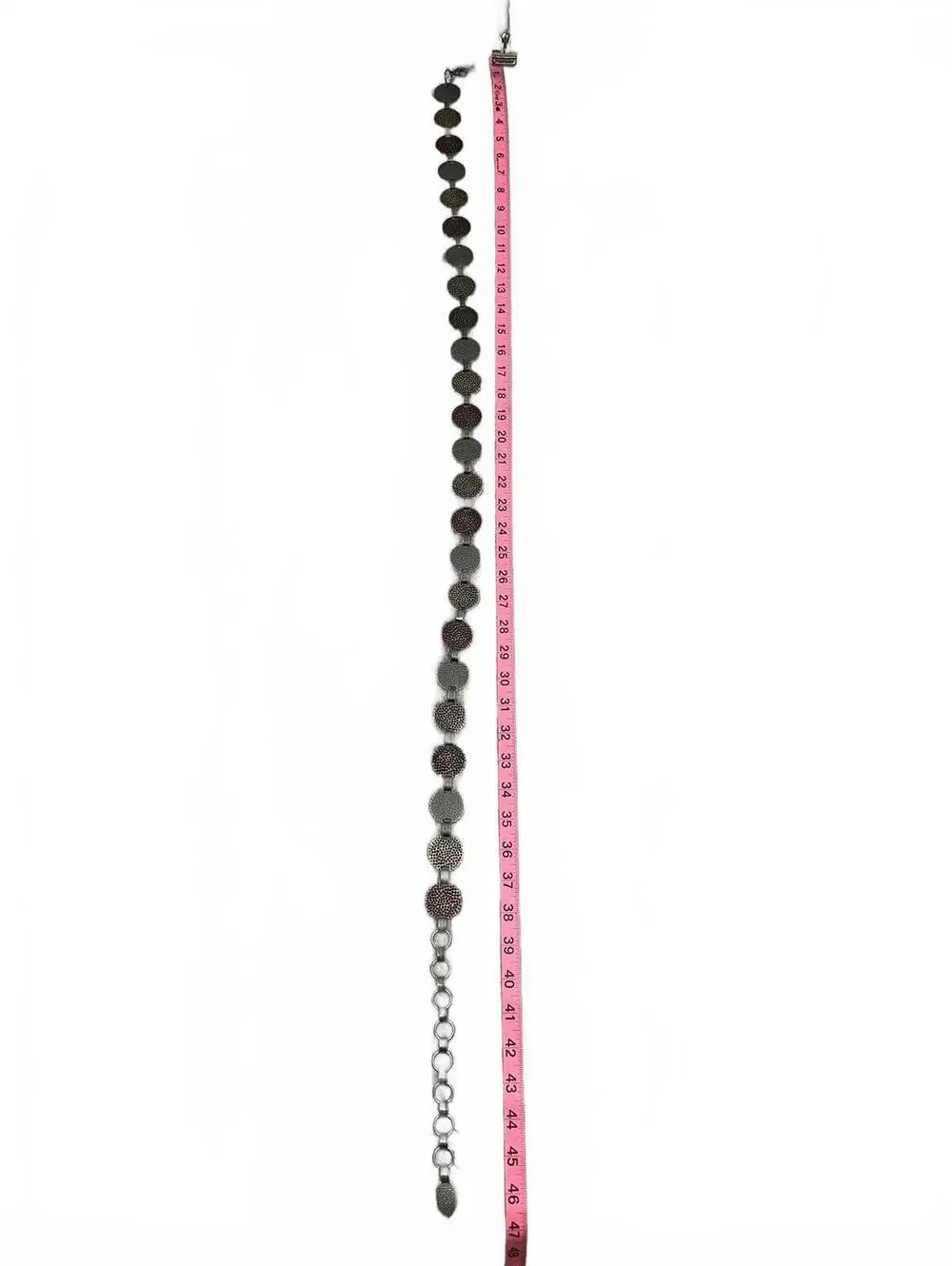 Vintage Multi Tone Metal Disc Chain Belt
